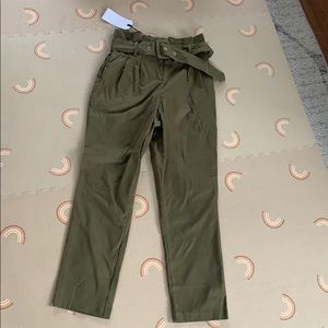Belted Paperbag Trousers